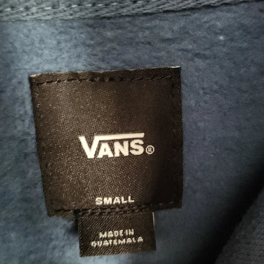 Vans Delicious Embroidered Front Logo Pouch Hoodie in Vans Teal Size S - Picture 4 of 12